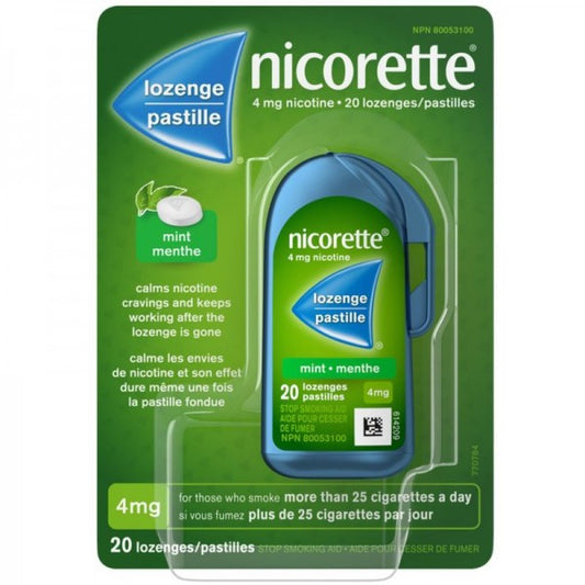 Nicorette Lozenges 4mg Mint 20's