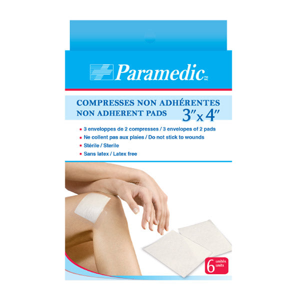 Paramedic Non-Adherent Pads 3 Inch x 4 Inch