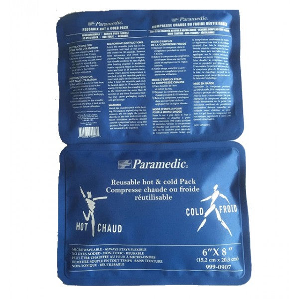 Paramedic Reusable Hot & Cold Pack 6 Inch x 8 Inch