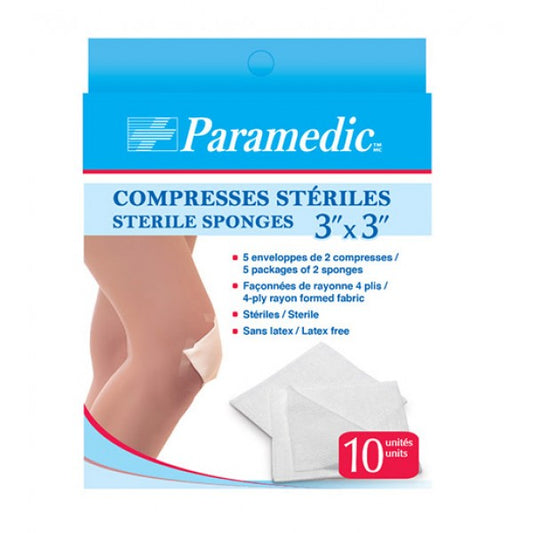 Paramedic Sterile Sponges 3 Inch x 3 Inch