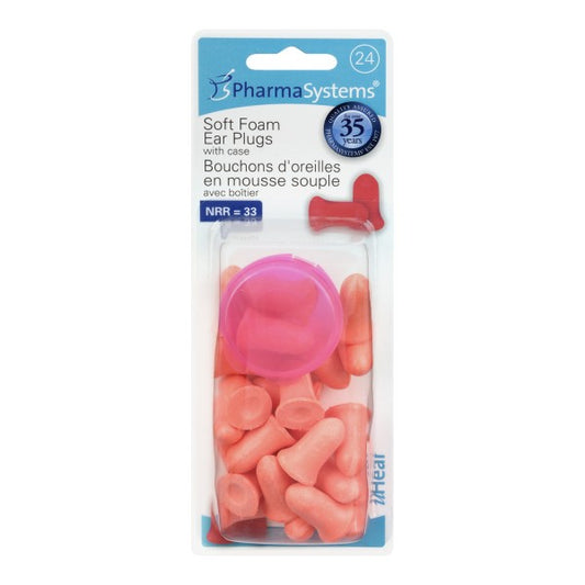 PharmaSystems Soft Foam Ear Plugs