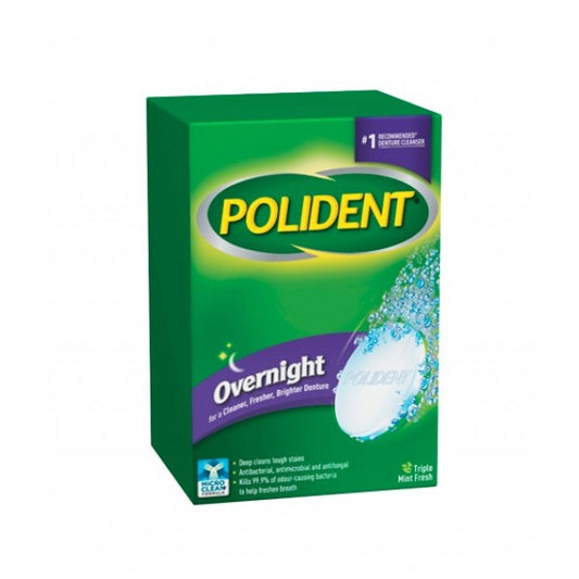 Polident Overnight Denture Cleanser