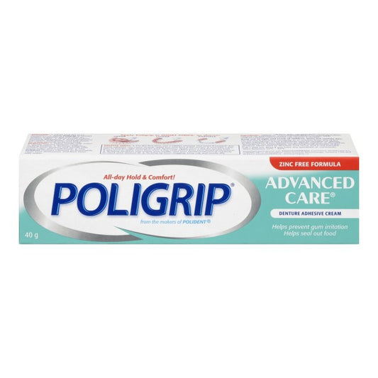 Poligrip Advanced Care Denture Adhesive Cream