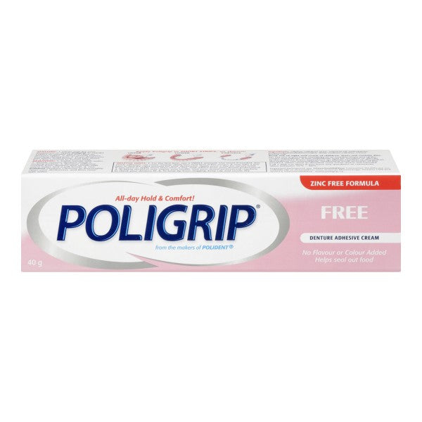 Poligrip Free Denture Adhesive Cream
