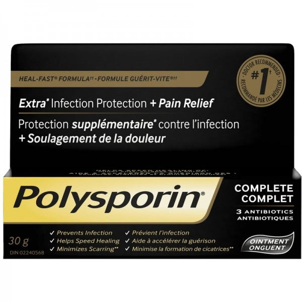 Polysporin Complete Antibiotic Ointment - 30 g