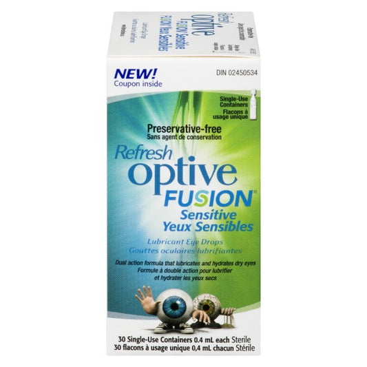 Refresh Optive Fusion Sensitive Lubricant Eye Drops