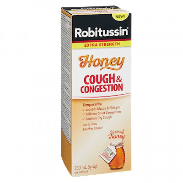 Robitussin Extra Strength Honey Cough & Congestion - 230 mL