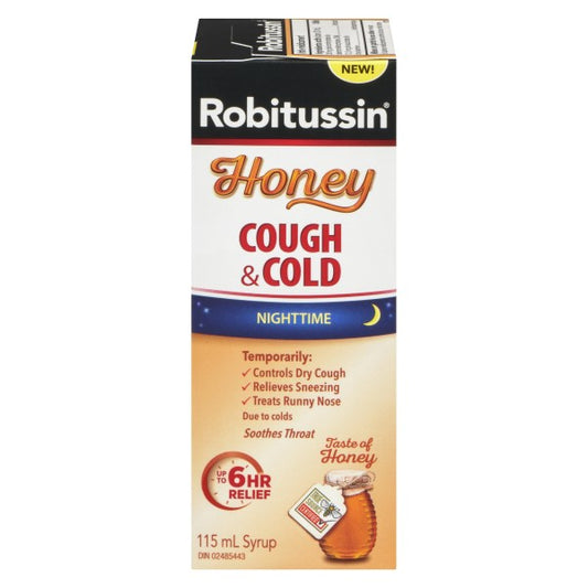 Robitussin Honey Cough & Cold Nighttime - 115 mL