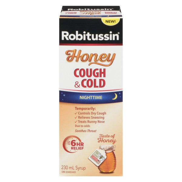 Robitussin Honey Cough & Cold Nighttime - 230 mL