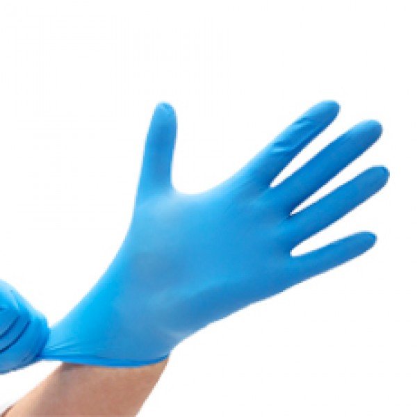 Safe-Sense Blue Nitrile Powder Free Gloves - Extra Large