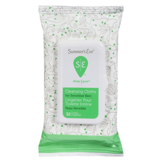 Summer’s Eve® Aloe Love® Cleansing Cloths for Sensitive Skin
