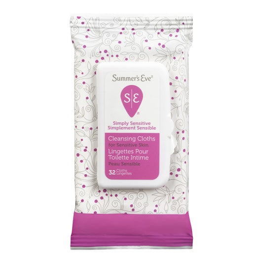 Summer’s Eve® Simply Sensitive® Cleansing Cloths for Sensitive Skin