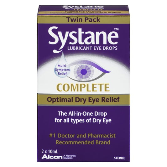 Systane Complete Optimal Dry Eye Relief Twin Pack