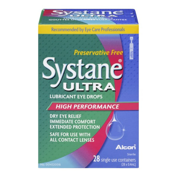 Systane Ultra Lubricant Single Use Eye Drops – McKnights Pharmacy