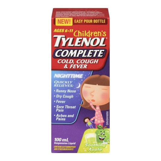 Tylenol Complete Children's Cold, Cough & Fever Nighttime Suspension Liquid