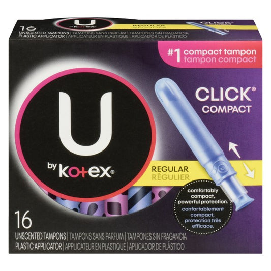 U By Kotex Click Compact Tampons - Regular