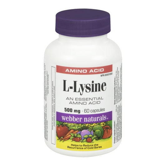 Webber Naturals L-Lysine Capsules